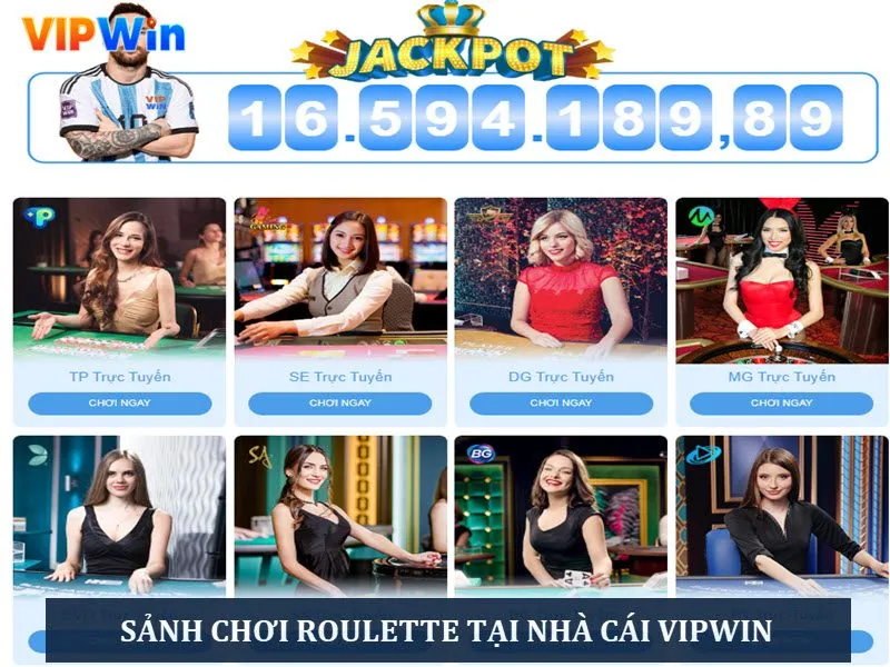 Các sảnh chơi cò quay hấp dẫn tại Casino VIPWIN